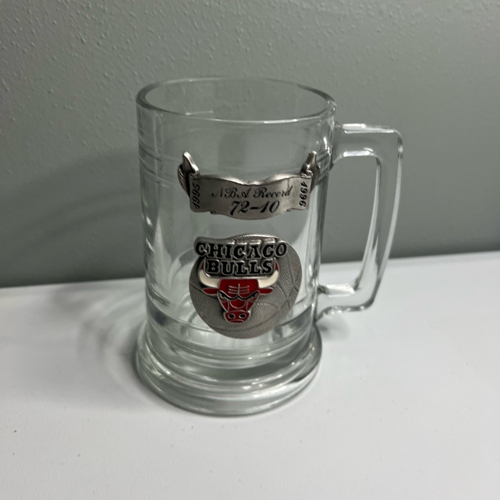 Chicago Bulls Glass Mug